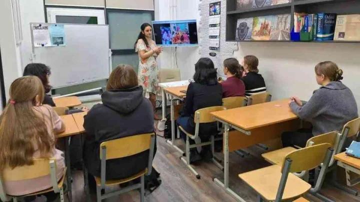 занятие в школе