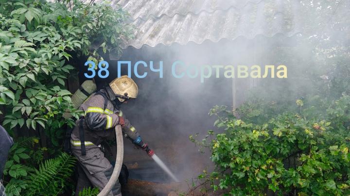 Пожар в Заозерном