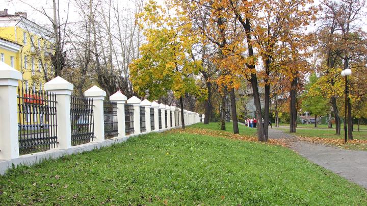 Губернаторский парк в Петрозаводске.