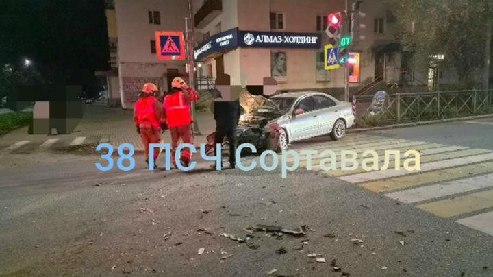автомобиль на месте ДТП