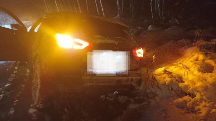 авто в кювете