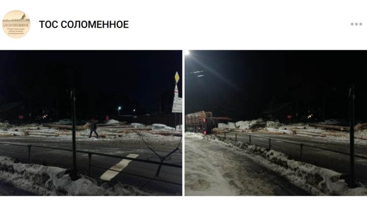 бревна_лесовоз