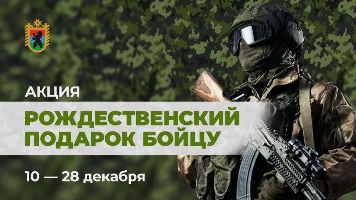 рождественский подарок бойцу