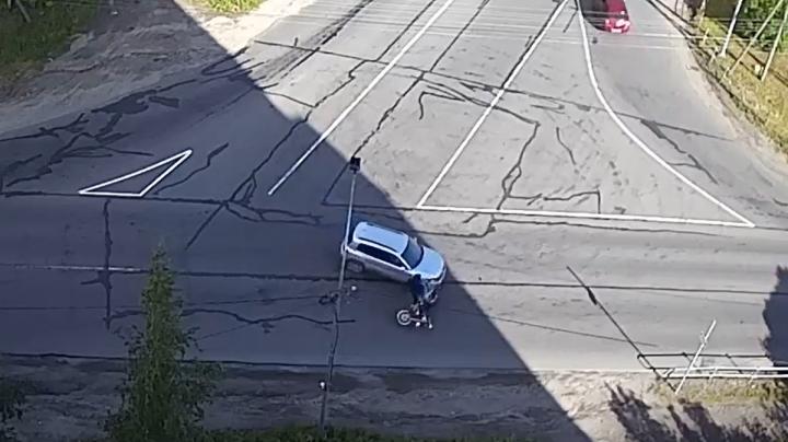 ДТП с мотоциклом