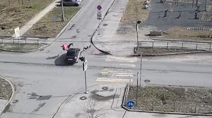 ДТП с курьером