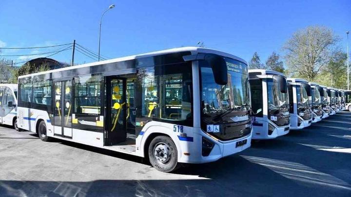 парк новых автобусов