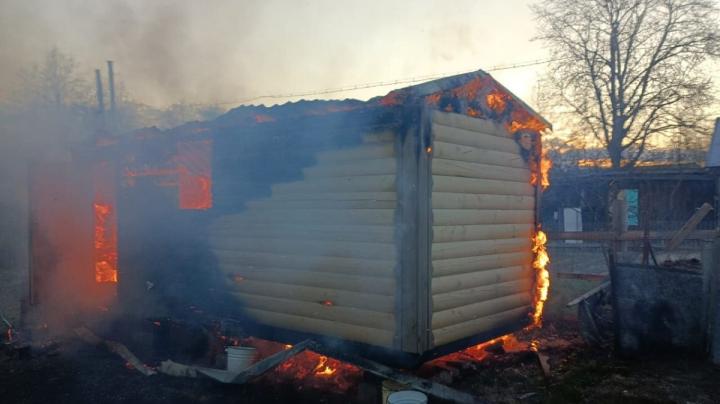 Пожар в Повенце
