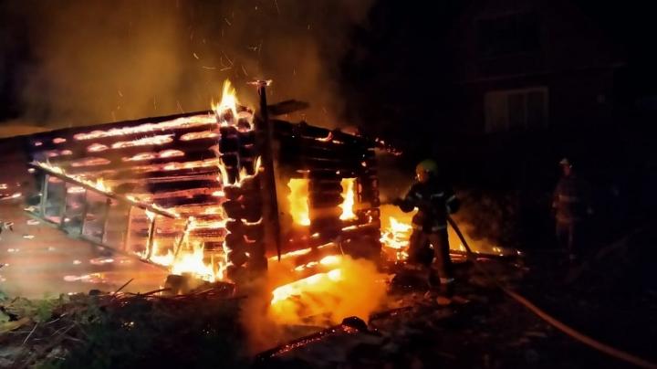 Пожар в бане