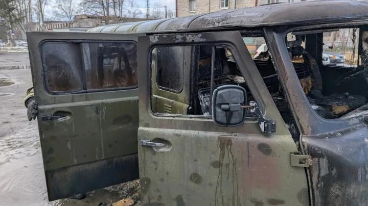 Пожар в Беломорске
