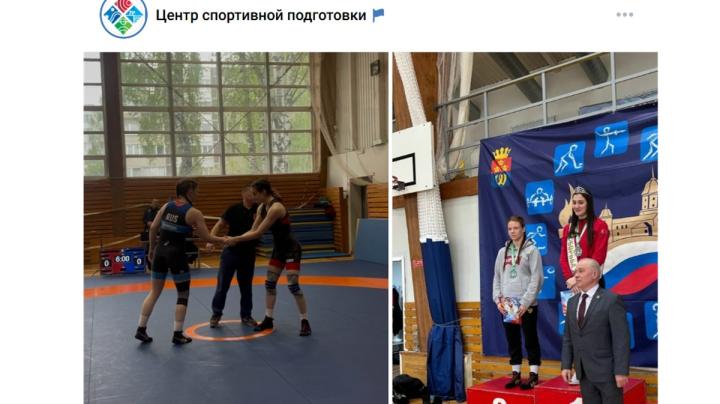 награждение спортменок