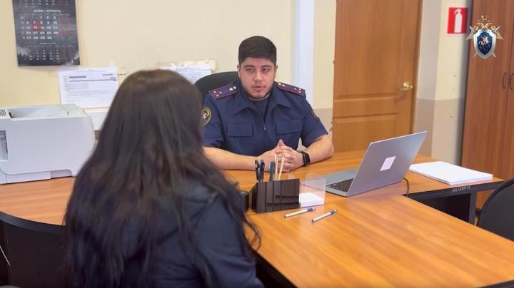 Допрос обвиняемой