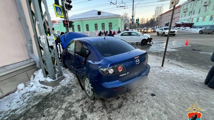 место аварии