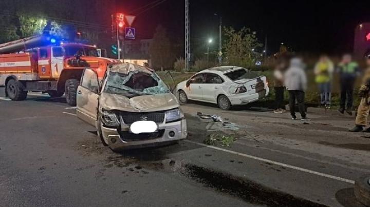 Ночное ДТП в Петрозаводске