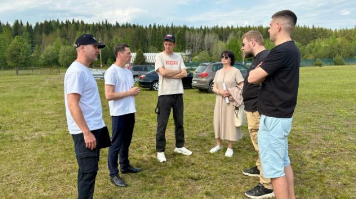 Ермолаев на площадке Воздуха Карелии