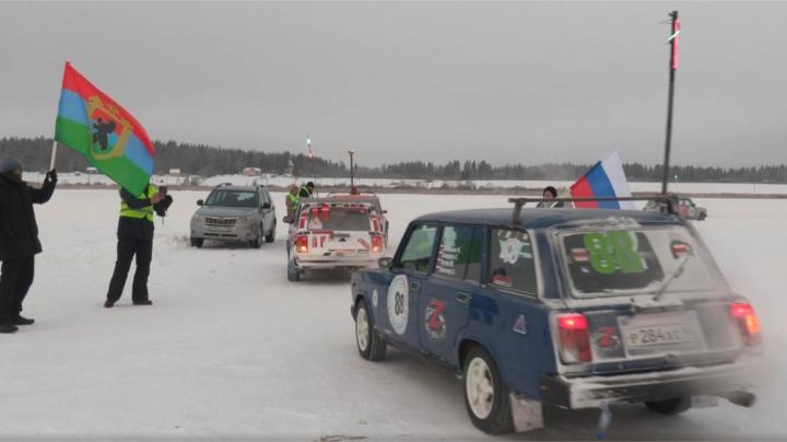 Гонки на льду в Карелии