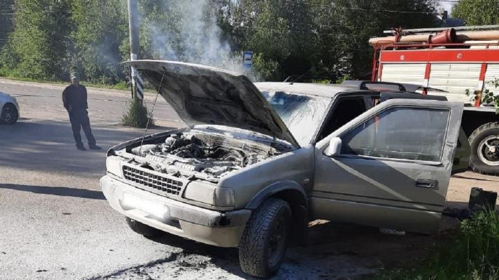 Пожар в автомобиле