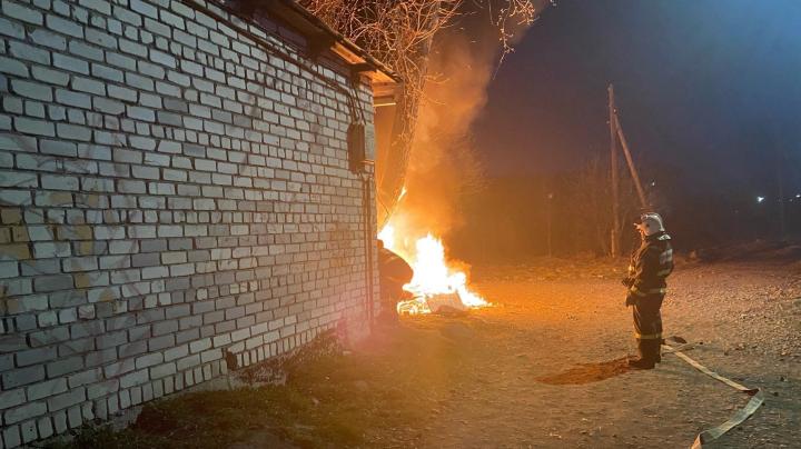 Пожар в Кеми