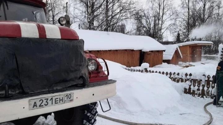 Пожар в Кестеньге