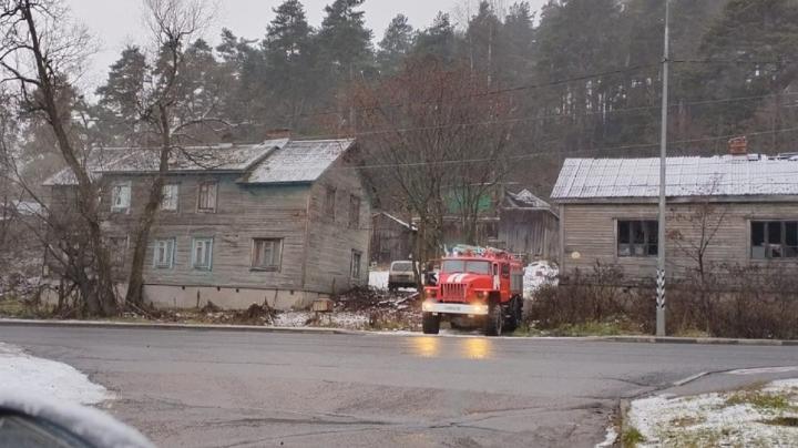 Пожар в Лахденпохье
