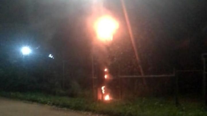 Пожар в Суоярви