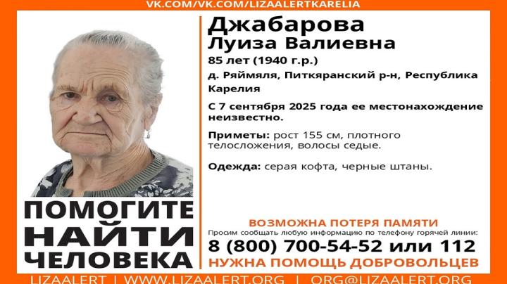 Поиск пропавшей женщины
