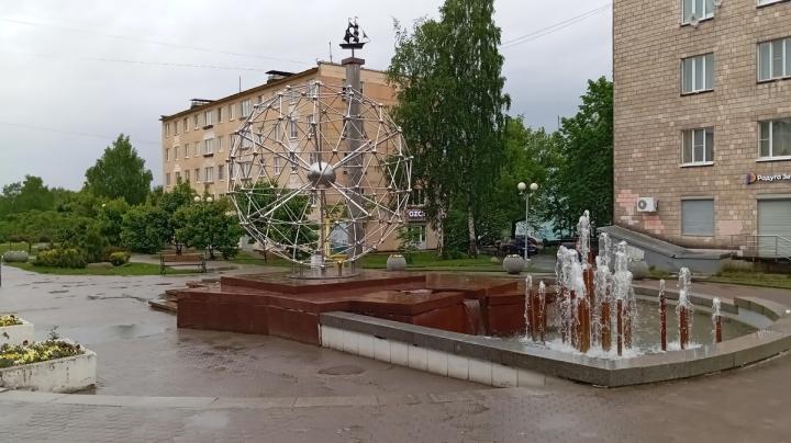 городской фонтан