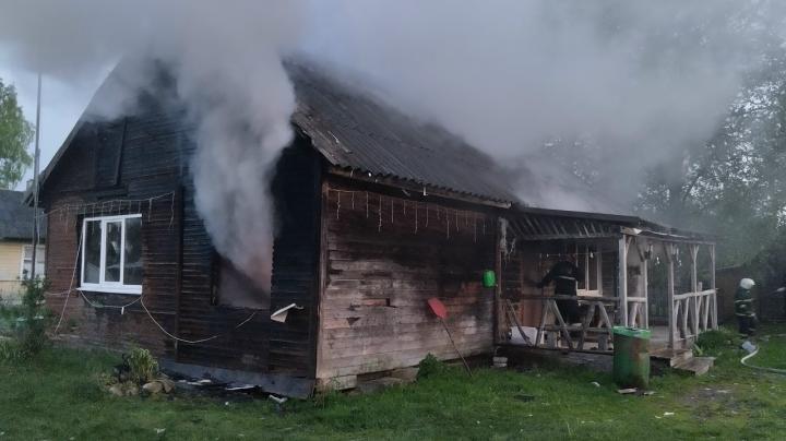 Пожар в жилом доме