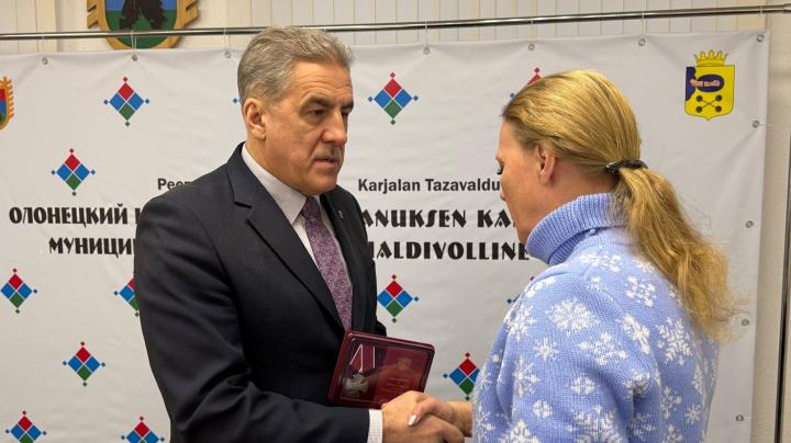 Вручение ордена Мужества
