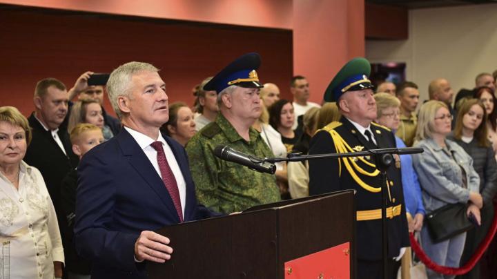Артур Парфенчиков на присяге