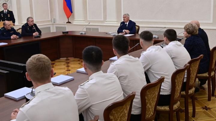 Парфенчиков на встрече с пограничниками