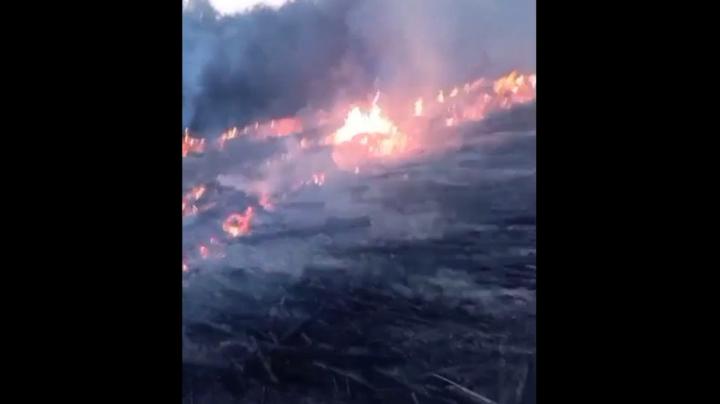 возгорание в Пургино