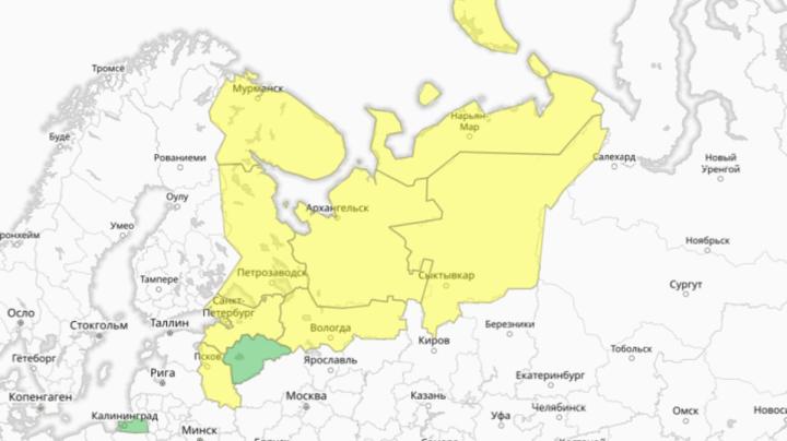 карта непогоды