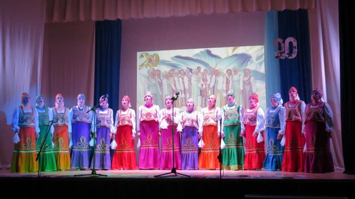 Хор "Пряжинька" на юбилейном концерте