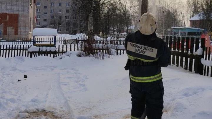 Пожар в Пудоже