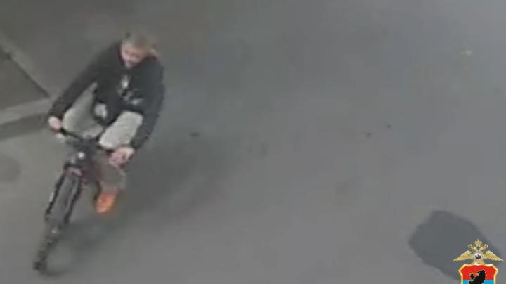 человек на велике