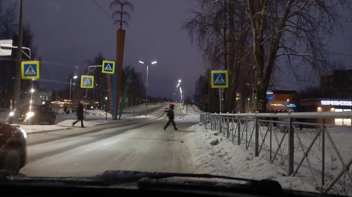 Сегежа пешеходы