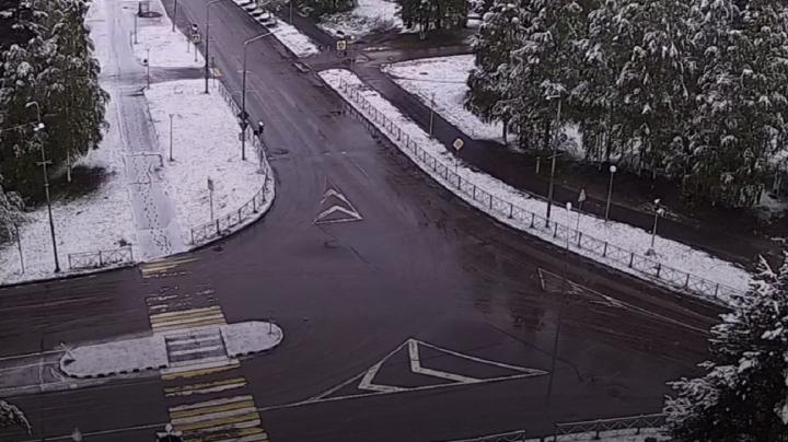 Снег в Костомукше