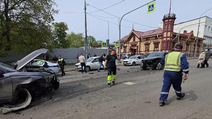 Массовое ДТП в Сортавале