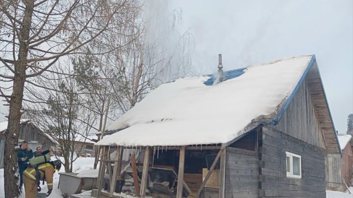 Пожар в Сортавале