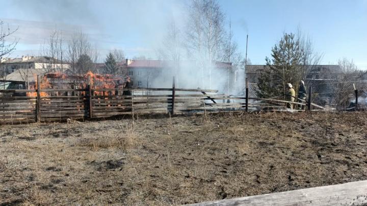 пожар в Сосновце
