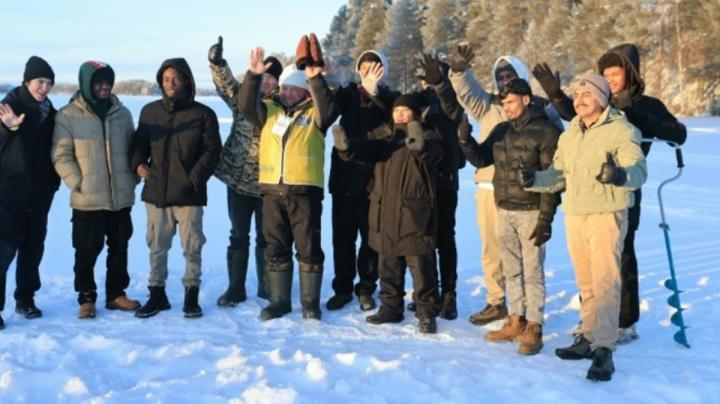 студенты рыбатлон