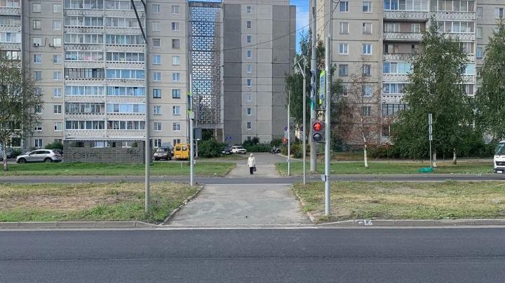 Новый светофор в Петрозаводске