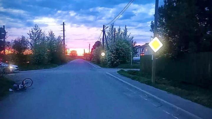 Сбитый велосипед