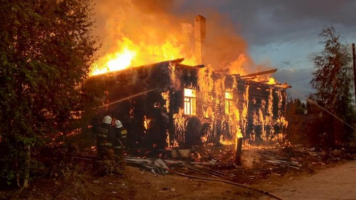 Пожар в Олонецком районе