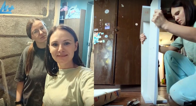 Ремонт в квартире бедной семьи