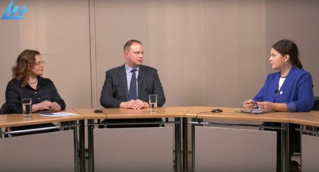 Федоричев и Гуменникова в студии