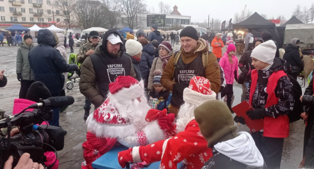 Игры Дедов Морозов в Олонце