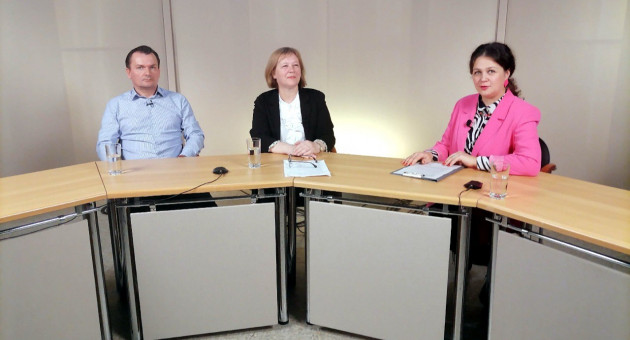 Палкина и Сысолятин в студии