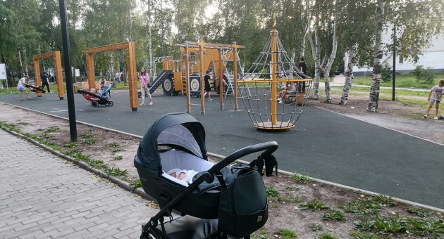 В Петрозаводске негде гулять с коляской