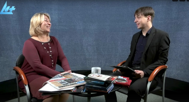 Ольга Шубина в студии 